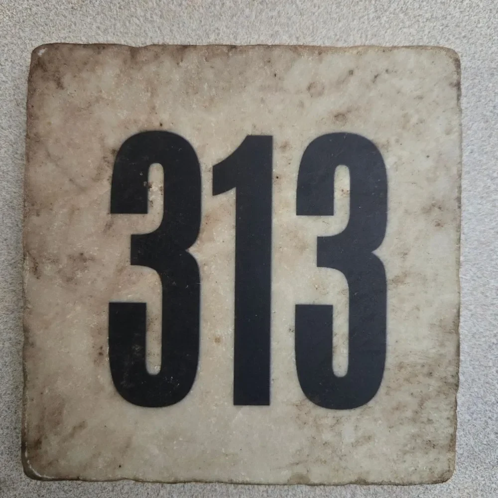 Vintage Style Marble 313 Coaster